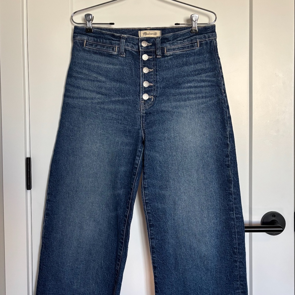 Madewell The Perfect Vintage Wide-Leg Jean - Size 28